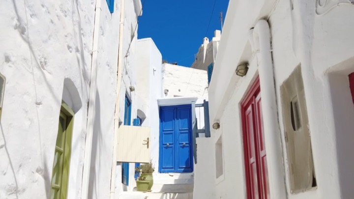 Chora and the Windmills of Amorgos