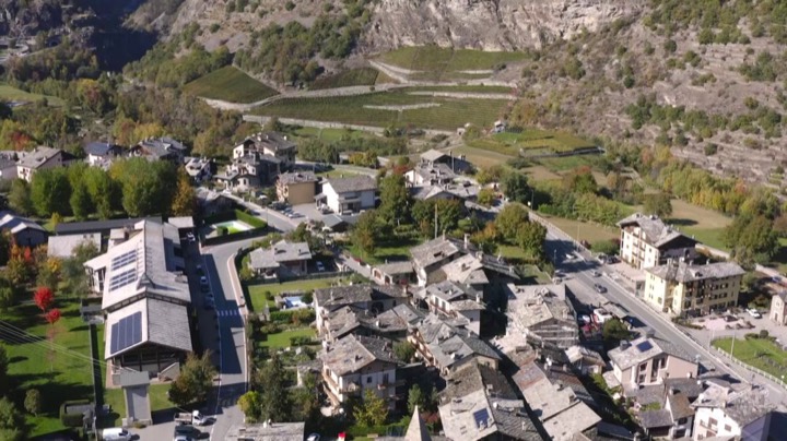 La Mothe Castle and Its Village, Aosta Valley