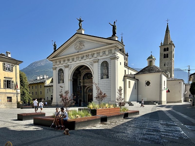 Aosta Cathedral, Aosta Valley, Italy
